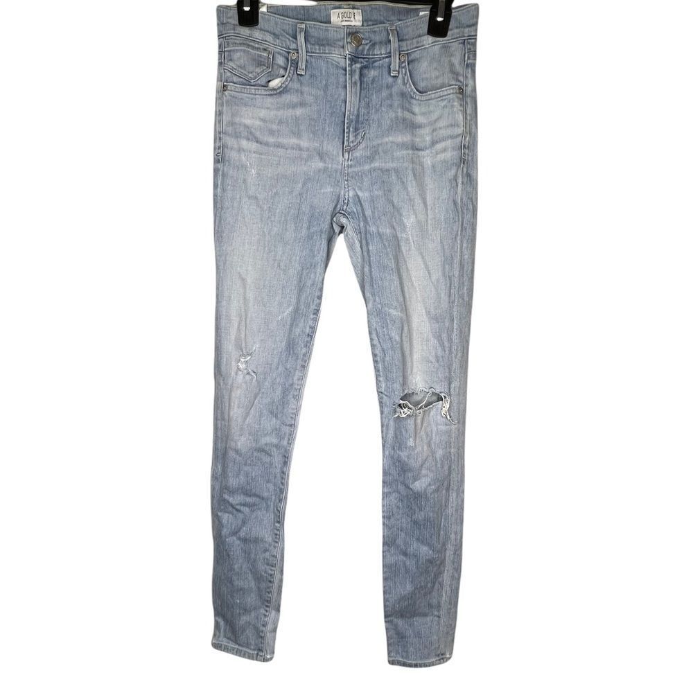 AGoldE Sophie Distressed Jeans